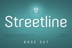 Streetline – 4 fonts Font Download