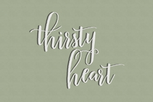 Thirsty Heart Font Download