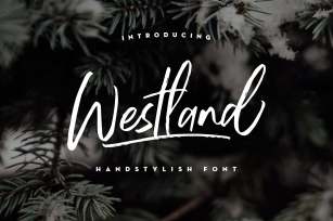 Westland Handstylish Font Download