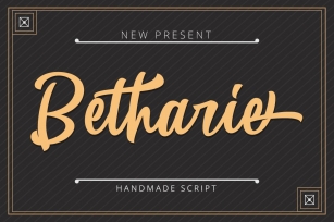 Betharie Typeface Font Download