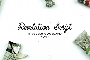 Revelation Script + Woodland Font Download