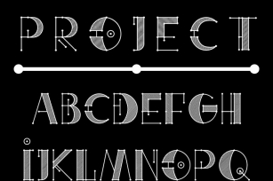 Engineer Technical Vector (BW) Font Download