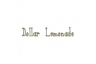 Dollar Lemonade Font Download