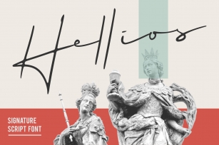 Hellios Signature Font Download