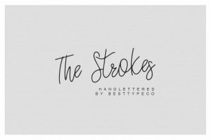 The Strokes Font Download