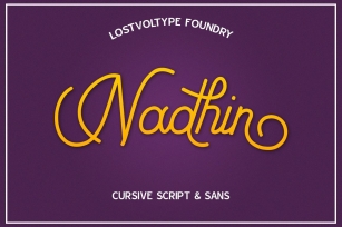 Nadhin Script  Sans Font Download