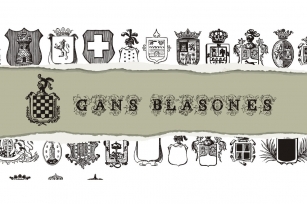 Gans Blasones Font Download