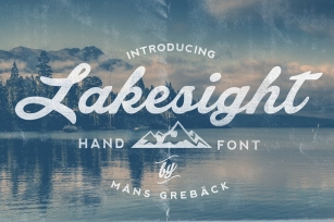 Lakesight Font Download