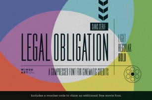 Legal Obligation: Sans Serif Font Download