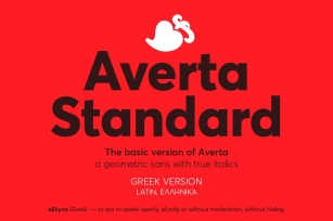 Averta Standard GR (Latin, Greek) Font Download