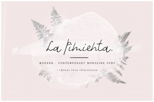 La Pimienta. Font Download