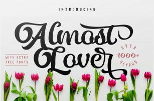 Almost Lover + Free Bonus Font Download