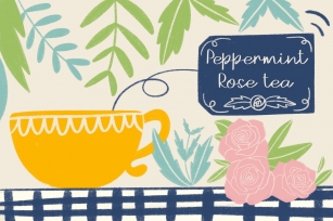 Peppermint Rose tea Font Download