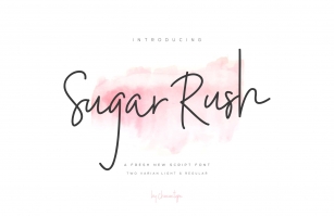 Sugar Rush Script Font Download