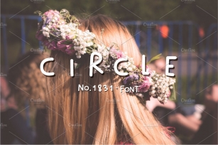 Circle No. 1831 font Font Download