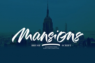 Mansions Brush Script Font Download