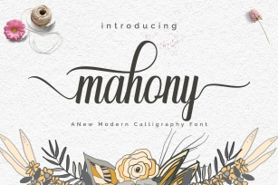 mahony script Font Download
