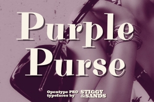 Purple Purse Pro Font Download