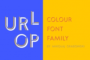 URLOP RGB sub-family (colour fonts) Font Download