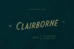 Clairborne Typeface Font Download