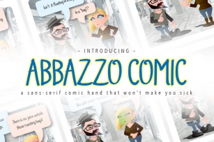 Abbazzo Comic Handwriting Font Download