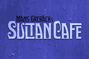 Sultan Cafe Font Download