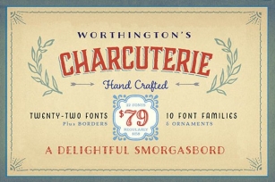 Charcuterie Collection Font Download