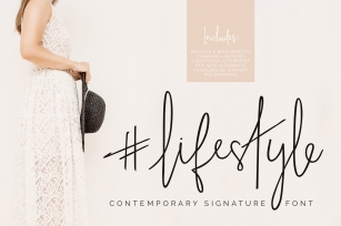 #lifestyle Font Download