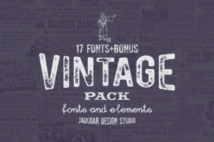 Vintage Pack-Promo 60% off Font Download