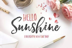 Hello Sunshine Duo Font Download