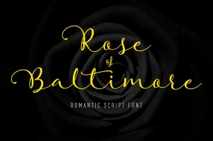 Rose of Baltimore Font Download