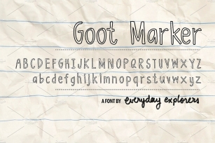 Goot Marker Font Download