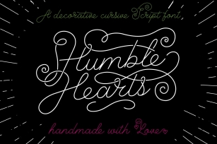 Humble Hearts hipsta font Font Download