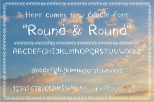 New doodle font. Roundround. Font Download
