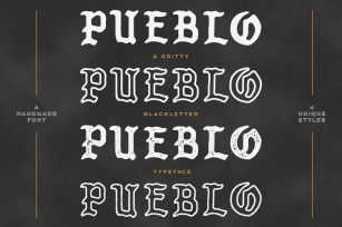 Pueblo Blackletter Font Download