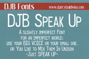 DJB Speak Up Font Download