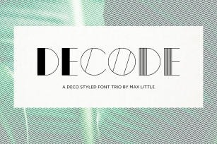 Decode Family Font Download