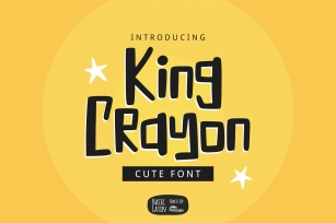 King Crayon (70% OFF) Font Download
