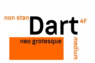 Dart 4F (Medium) Font Download