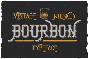 Bourbon Whiskey Typeface Font Download