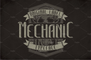 Mechanic Modern Label Typeface Font Download