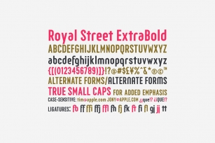 Royal Street ExtraBold Font Download