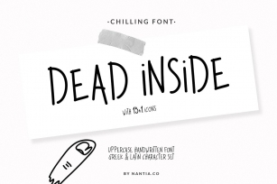Dead Inside Chilling Halloween Font Download