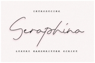 Seraphina Script (BoldRegular) Font Download