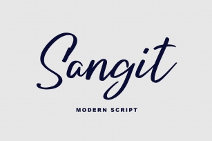 Sangit Modern Script Font Download