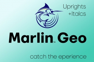 Marlin Geo Uprights + Italics Font Download