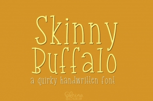 Skinny Buffalo- Handwritten font Font Download