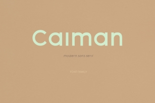 Caiman Family Font Download