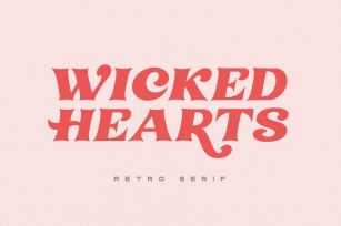 Wicked Hearts Retro Serif Font Download