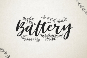 Battery Font Download